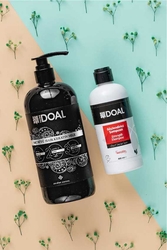 Doal Keratin Bakım Sütü Siyah 1000 ml + Zayıf Saçlar İçin Güçlendirici Keratin Şampuanı 400 ml - 2
