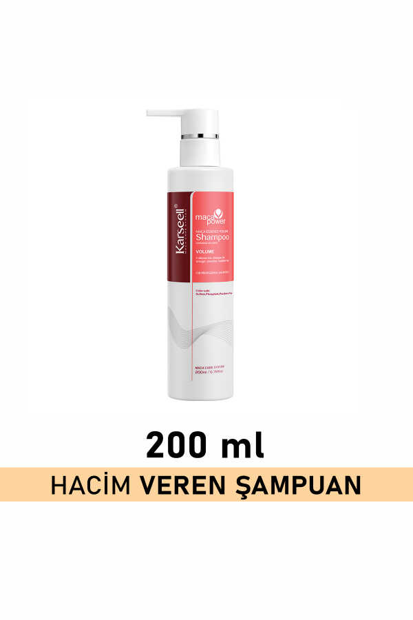 KARSEELL İnce Telli Saçlar İçin Ekstra Volume Hacim Veren Şampuan 200 ml - Karseell