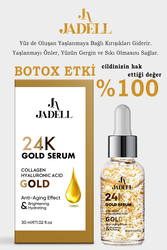 JADELL 24k Altın Göz ve Yüz Çevresi Bakım Serumu 30 ml - Thumbnail