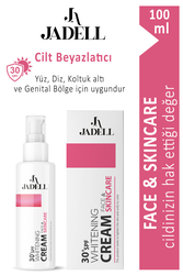 JADELL - JADELL Genital Bölge Beyazlatıcı FACE & SKINCARE Koltuk Altı Diz Dirsek Kararma Karşıtı 30+SPF