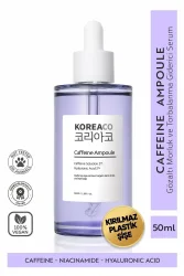 KOREACO Gözaltı Morluk,Koyu Halka ve Torbalanma Karşıtı Caffeine Ampoule Serum 50 ml - 1