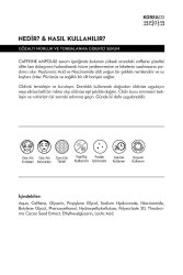 KOREACO Gözaltı Morluk,Koyu Halka ve Torbalanma Karşıtı Caffeine Ampoule Serum 50 ml - 4