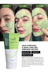 KOREACO Matcha Mucize Bubble Clay Yüz Maskesi | Gözenek Temizleyici Yenileyici Köpüren Yüz Maskesi 100 ml - 3