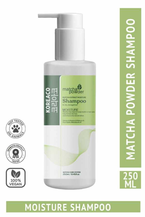 KOREACO Matcha Therapy Mucize Moisture Shampoo | Nemlendirici Yapılandırıcı Onarıcı Şampuan 250 ml - KOREACO