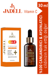 JADELL Vitamin C + Hyaluronic Acid Canlandırıcı&Aydınlatıcı Özellikli Yaşlanma Karşıtı Serum 30 ml - Thumbnail